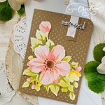 Fustelle metalliche Sfondo con Fiori
