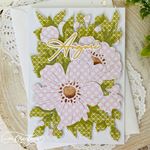 Fustelle metalliche Sfondo con Fiori