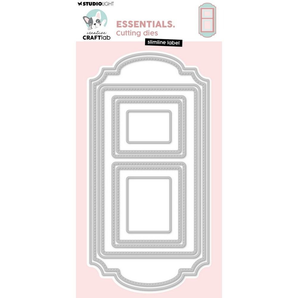 Fustelle metalliche Slimline Label