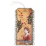 Fustelle metalliche Tag con Stelle Grunge Collection
