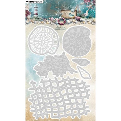 Fustelle metalliche Tide of Hope Deep Sea decoration