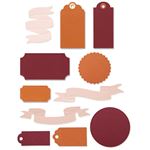 Fustelle metalliche Vintage Tags & Banners