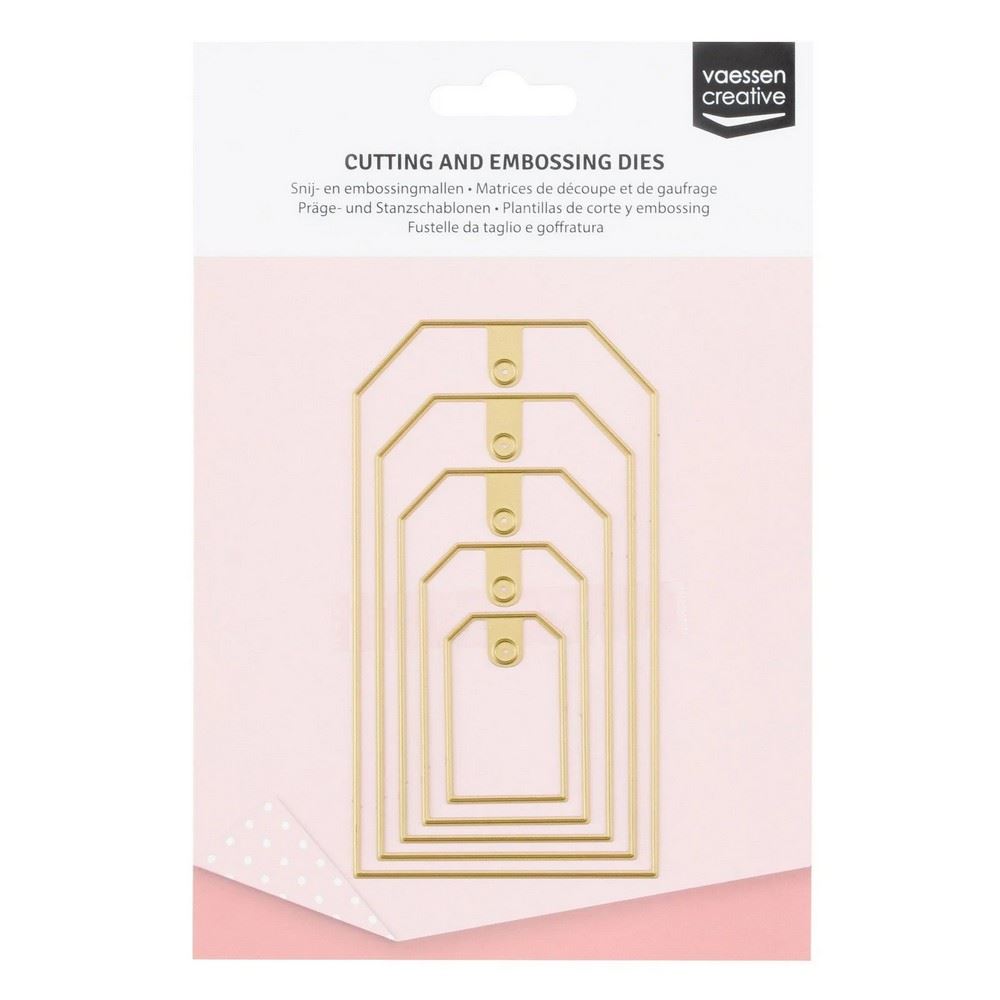 Fustelle metalliche e goffratura Tags #2