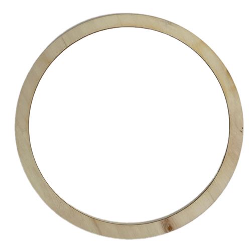 Ghirlanda in legno piatta