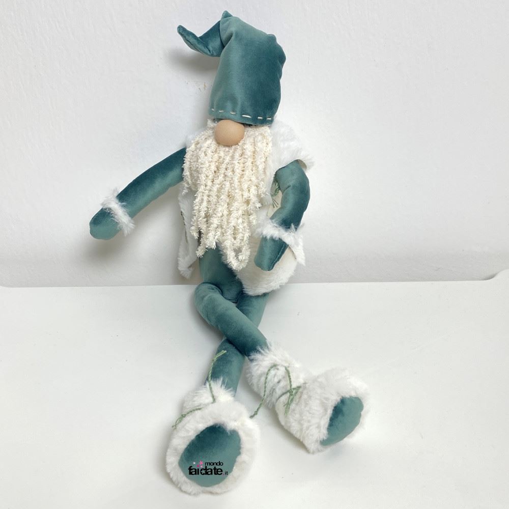 Gnomo in velluto Verde