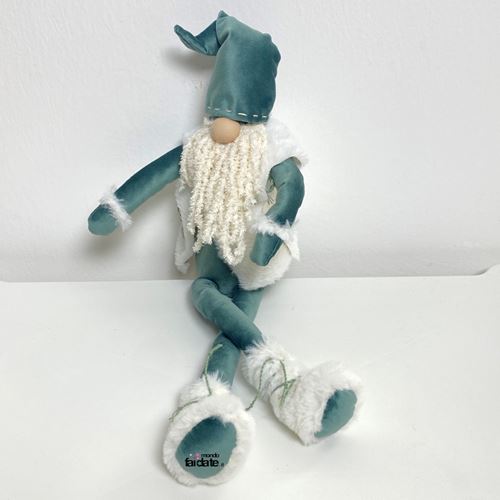 Gnomo in velluto Verde