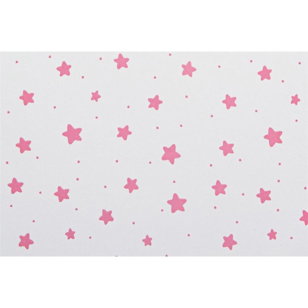 Gomma Crepla Stelle Bianco e Rosa