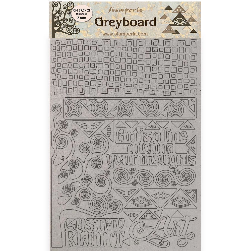 Greyboard Klimt Texture Albero della vita