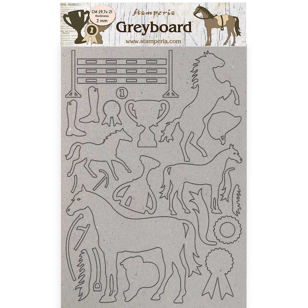 Greyboard Romantic Horses trofei