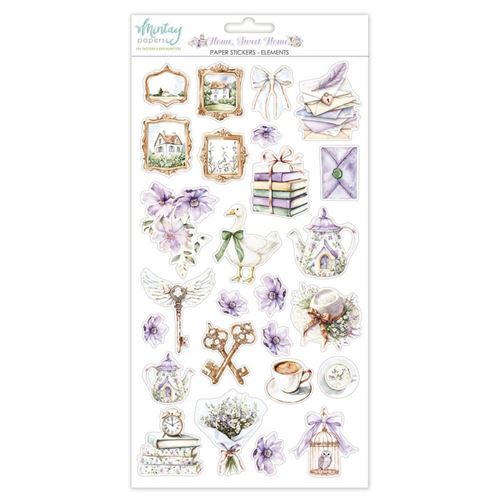 Home Sweet Home Paper Stickers Elements
