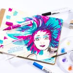 Journal Stamp Book in A5 per Art Journal