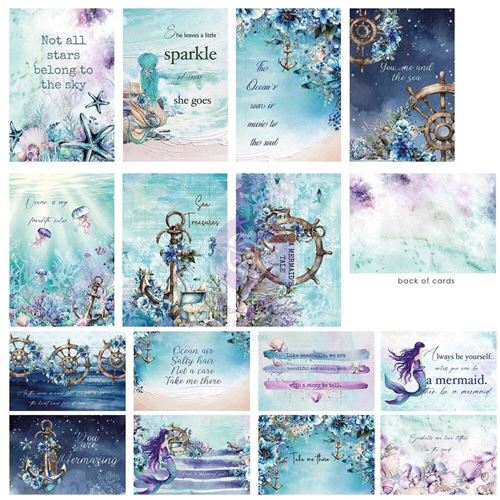 Journaling Cards A Mermaid's Tale cm 15 x 10