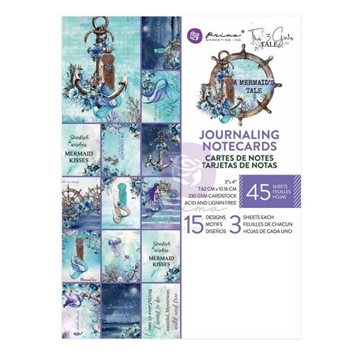 Journaling Notecards A Mermaid's Tale