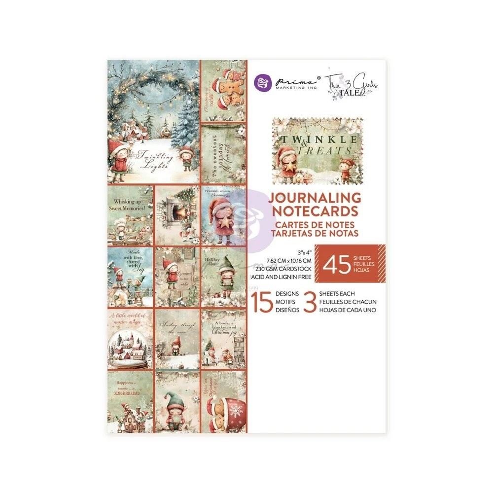 Journaling Notecards Twinkle & Treats