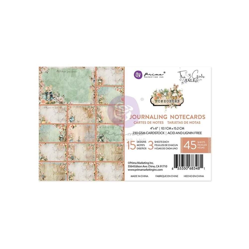 Journaling cards Homegrown 10 x 15