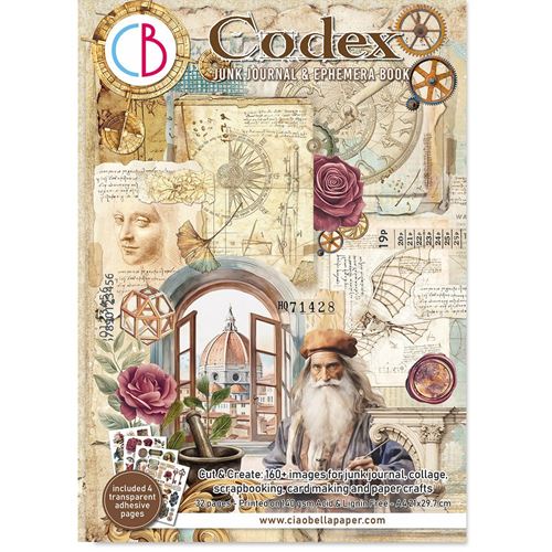 Junk Journal & Ephemera Book Codex A4