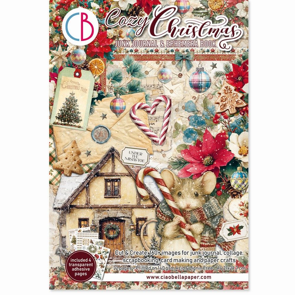 Junk Journal & Ephemera Book Cozy Christmas