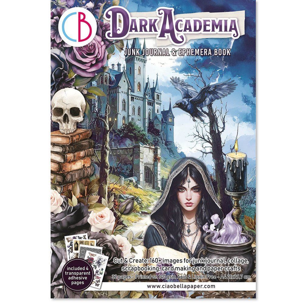 Junk Journal & Ephemera Book Dark Academia