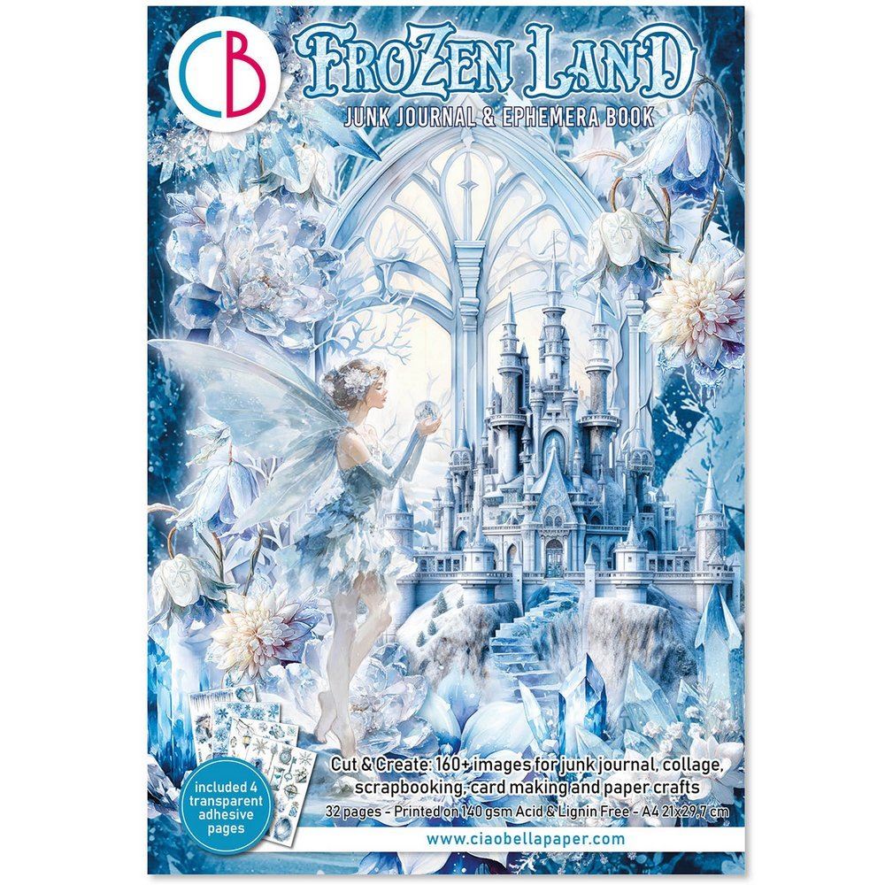 Junk Journal & Ephemera Book Frozen Land