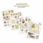Junk Journal & Ephemera Book Golden Winter