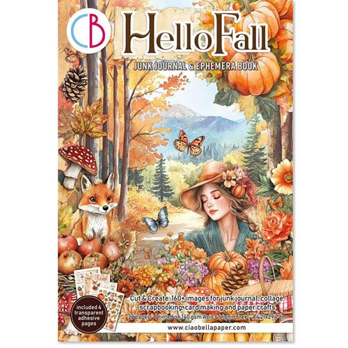 Junk Journal & Ephemera Book Hello Fall