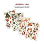 Junk Journal & Ephemera Book Hot Cocoa & Holly