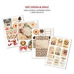 Junk Journal & Ephemera Book Hot Cocoa & Holly