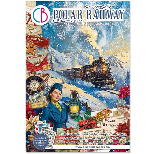 Junk Journal & Ephemera Book Polar Railway A4