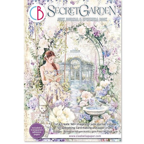 Junk Journal & Ephemera Book Secret Garden A4
