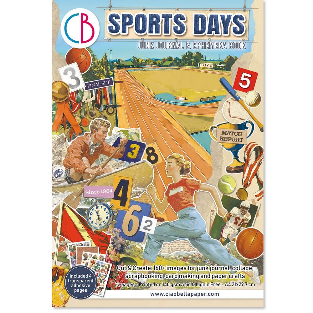 Junk Journal & Ephemera Book Sports Days