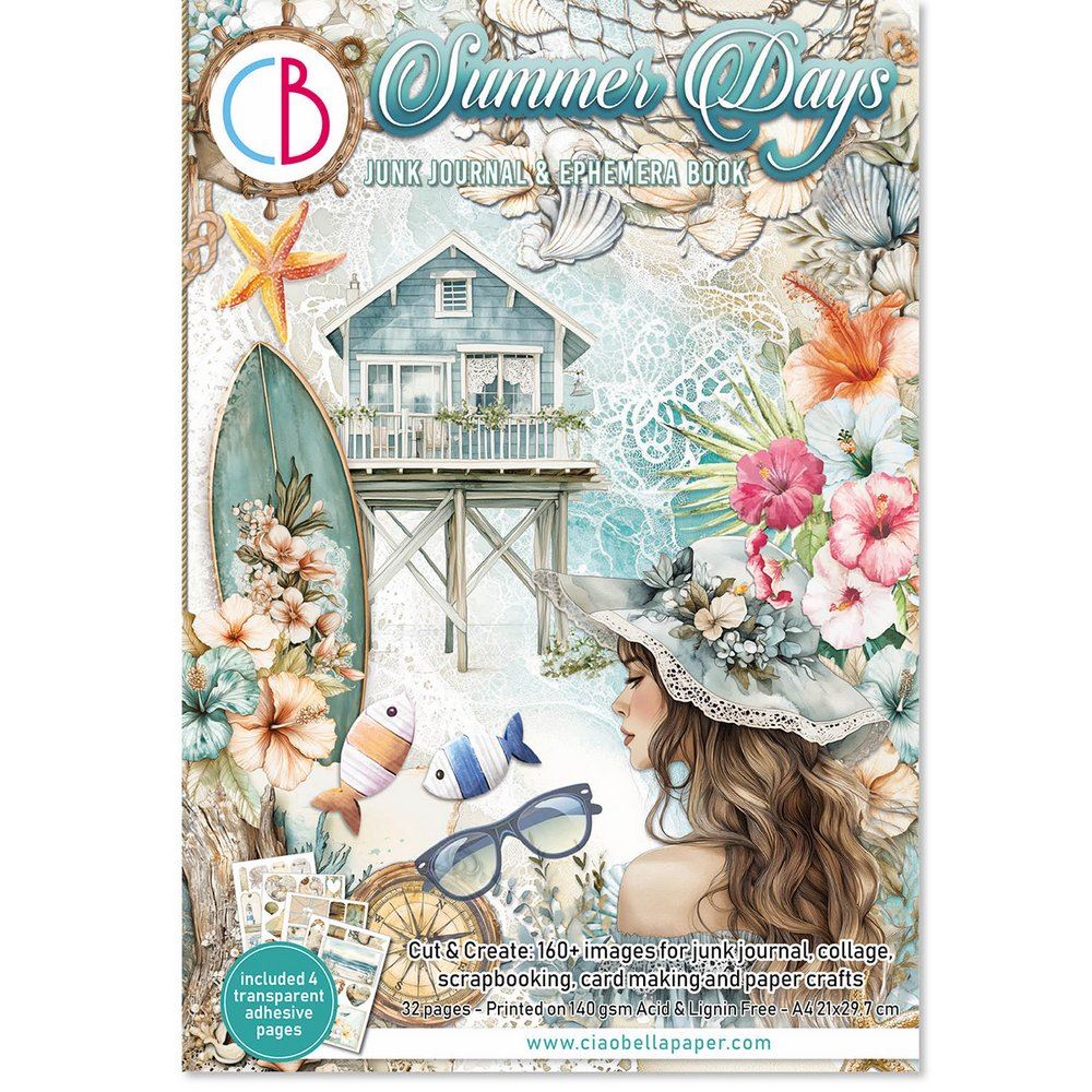 Junk Journal & Ephemera Book Summer Days
