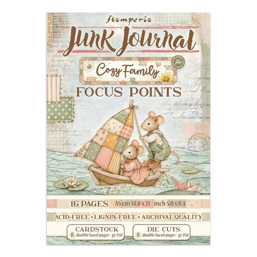 Junk journal & Card Making Cozy Family A5