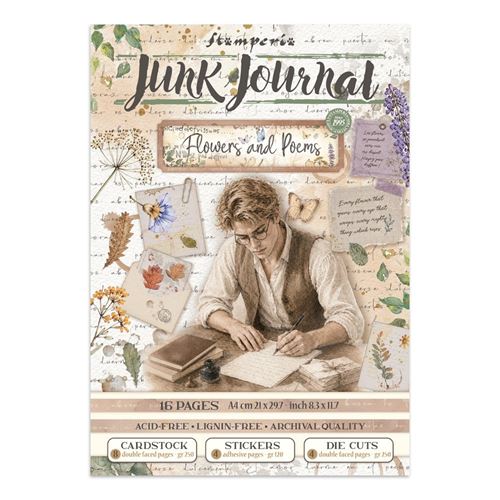 Junk journal & Card Making Flowers and Poems