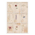 Junk journal & Card Making Flowers and Poems A5