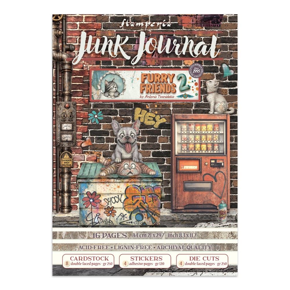 Junk journal & Card Making Furry Friends 2