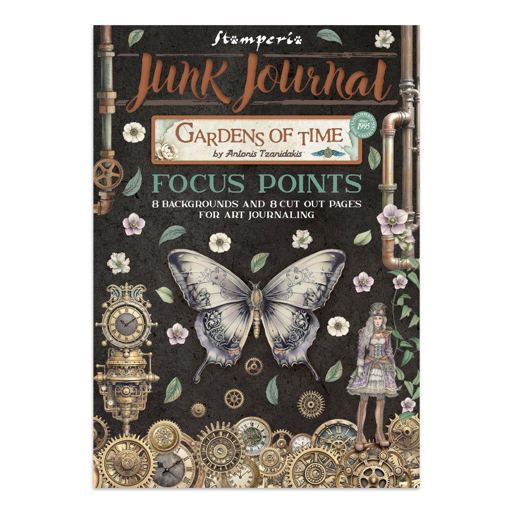 Junk journal & Card Making Gardens of Time A5