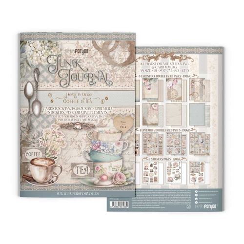 Junk journal & Card Making Home & Deco Coffee & Tea A4