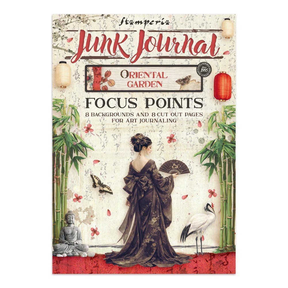 Junk journal & Card Making Oriental Garden A5