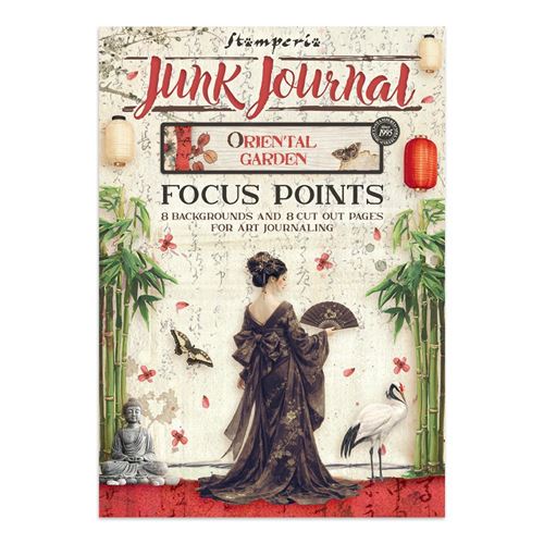 Junk journal & Card Making Oriental Garden A5