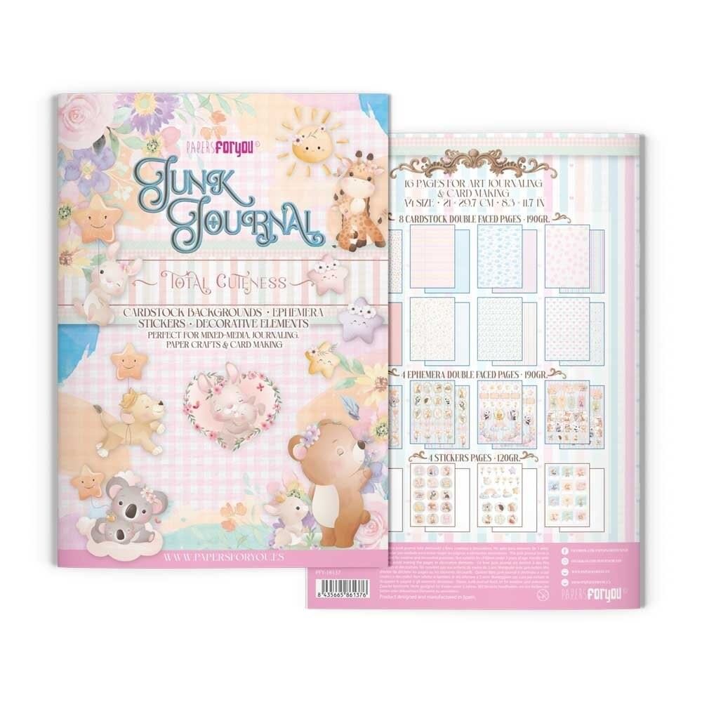 Junk journal & Card Making Total Cuteness A4