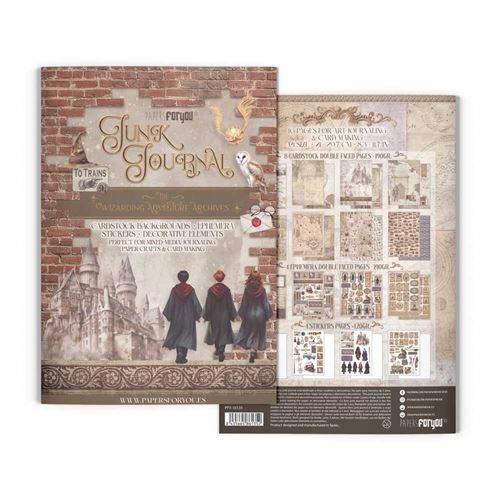 Junk journal & Card Making Wizarding Adventure Archives A4