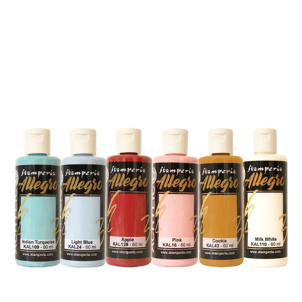 Kit 6 Allegro selection Candy Christmas Stamperia