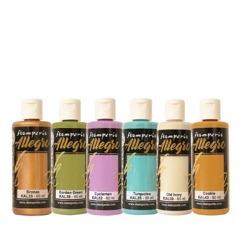 Kit 6 Allegro selection Gardens of Time Stamperia