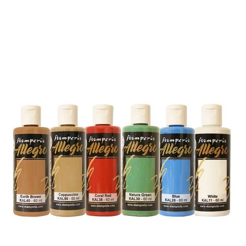 Kit 6 Allegro selection Silent Night Stamperia