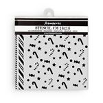 Kit 7 Stencil Candy Christmas