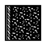 Kit 7 Stencil Candy Christmas