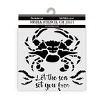 Kit 8 Stencil Silent Sea