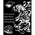 Kit 8 Stencil Silent Sea