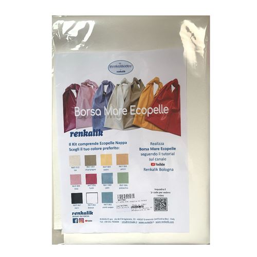 Kit Borsa Mare ecopelle Bianco