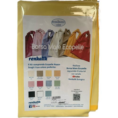 Kit Borsa Mare ecopelle Cedro